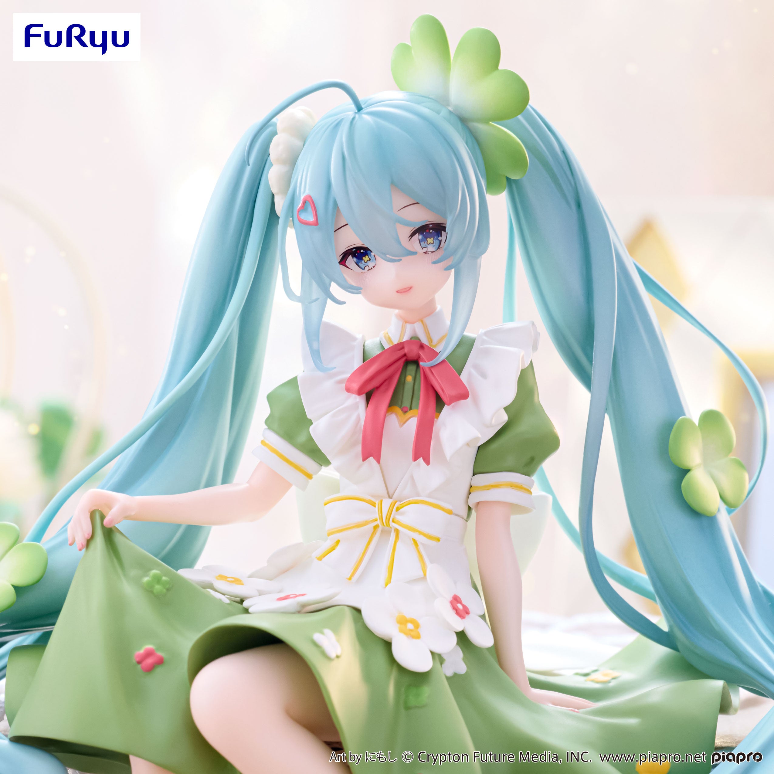 Hatsune Miku - Hatsune Miku Noodle Stopper Figure -Flower Fairy Clover-