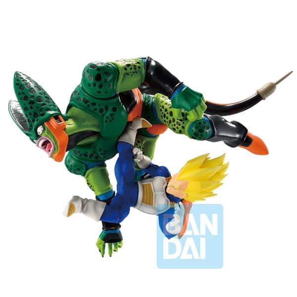 Ichibansho Figura Vegeta Vs Cell (Dragon History Ⅱ) Dragon Ball Z 17cm