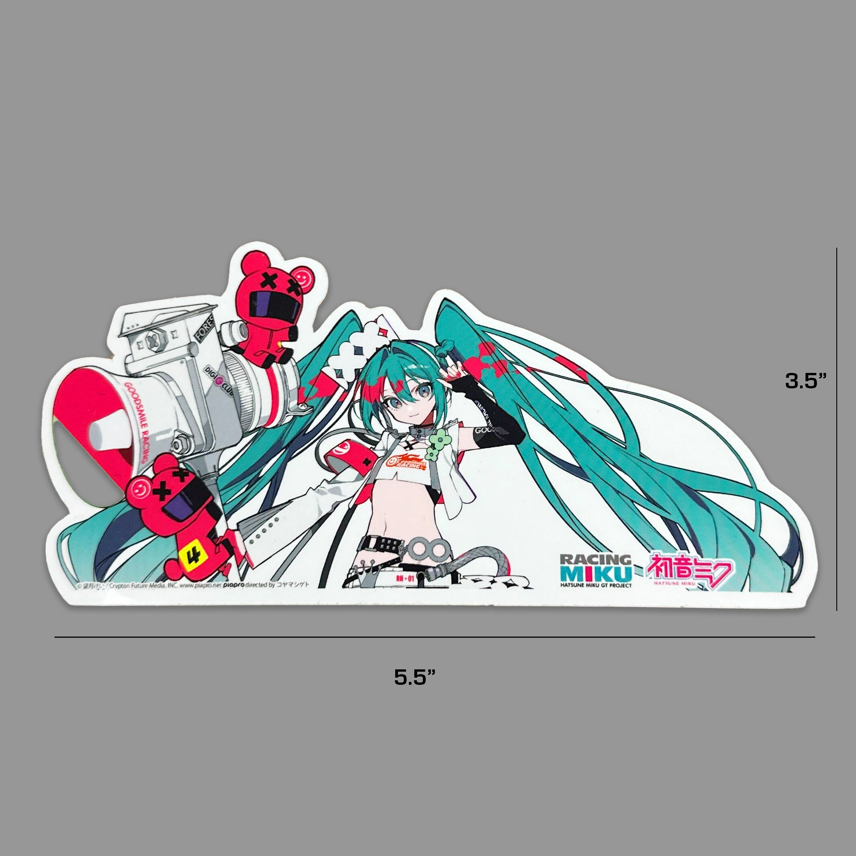 Racing Miku - Racing Miku 2025 Ver. Peeker Sticker (Regular)