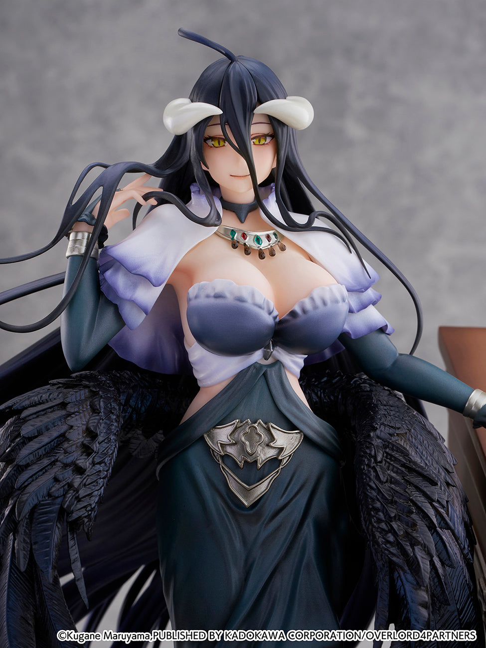 OVERLORD - Albedo 1/7 Scale Figure -Jet Black Dress Ver.-