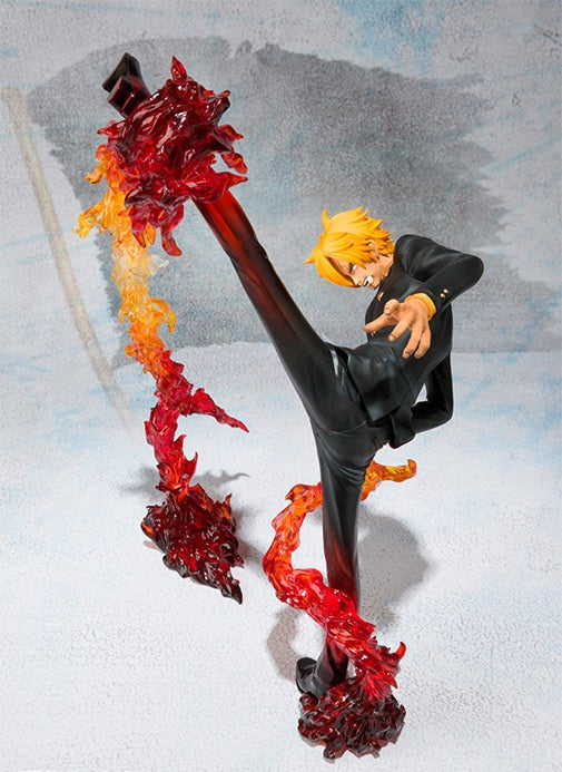 Figuarts ZERO - ONE PIECE: Sanji -Battle Ver. Diable Jambe Flambage Shot- 