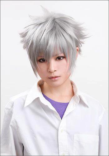 ”NEON GENESIS EVANGELION” Nagisa Kaworu style cosplay wig