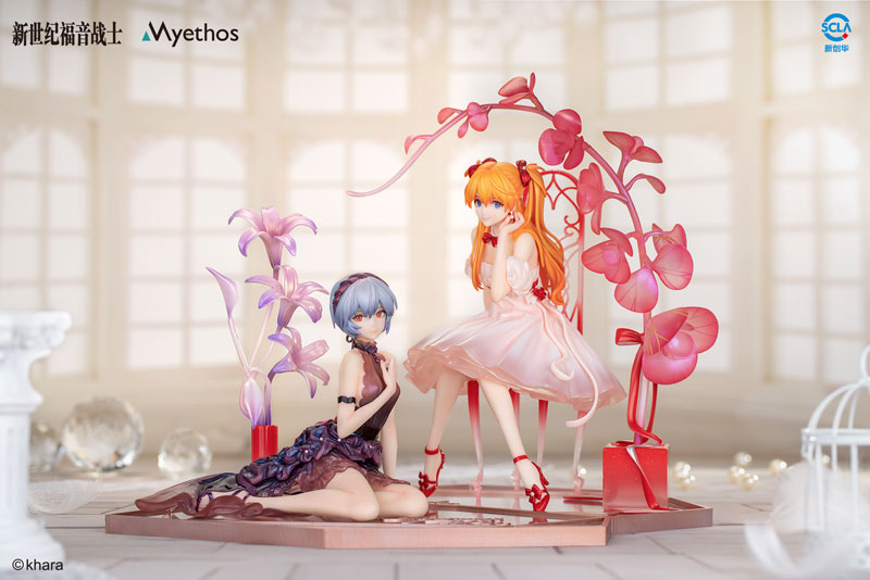 Evangelion Rei Ayanami & Asuka Langley Shikinami Whisper of Flower Ver. 1/7 Complete Figure