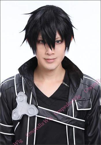 ”Sword Art Online” Kirito(SAO) style cosplay wig