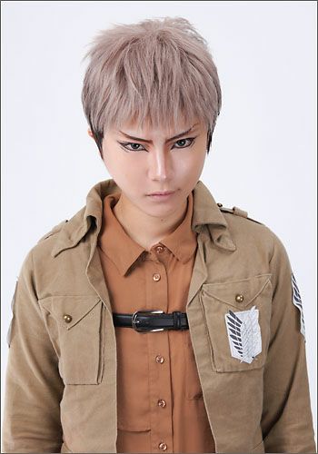 ”Attack on Titan” Jan Kirstein style cosplay wig