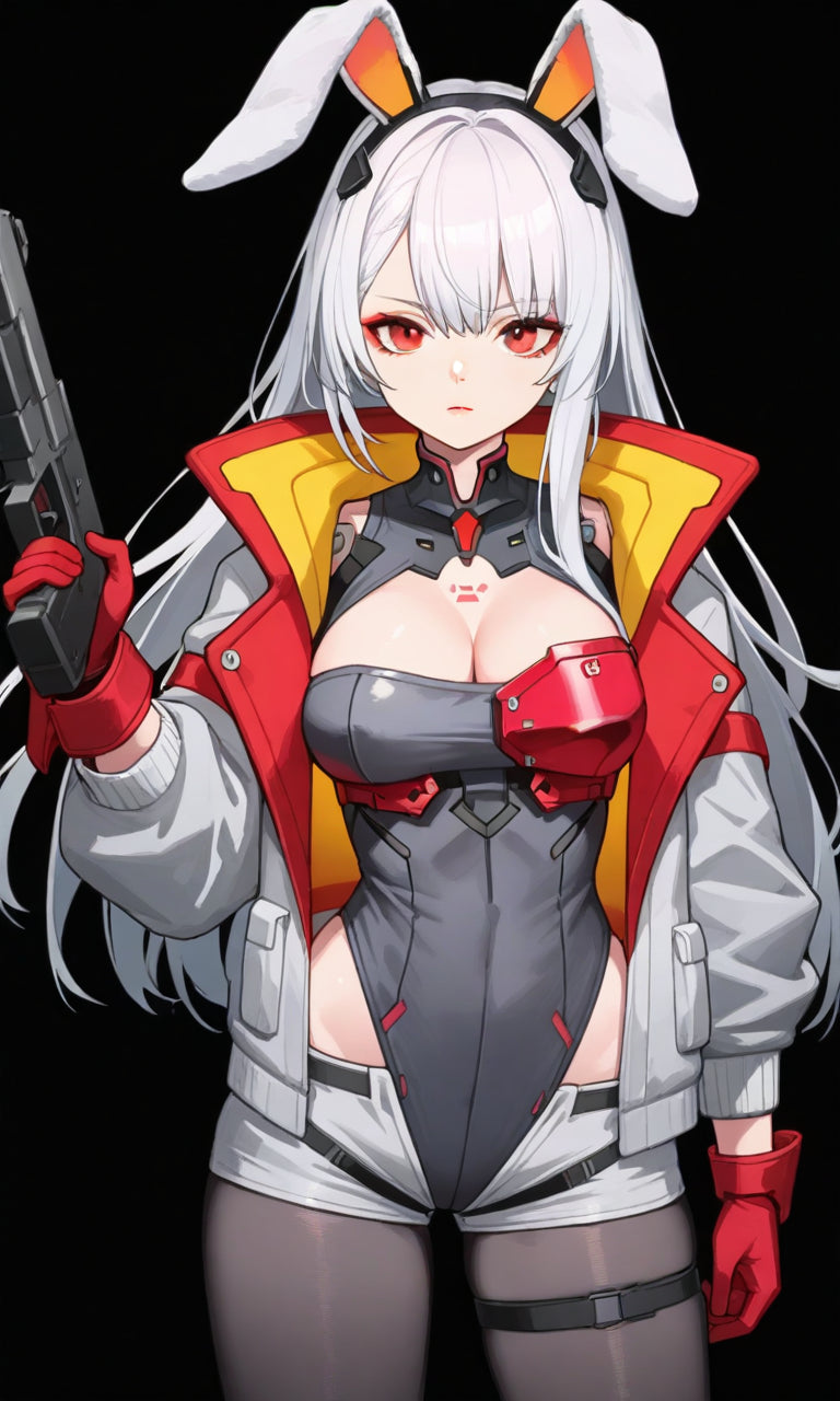 Anime Girl Free [Cyberpunk Rabbit-Eared Girl].(Free)