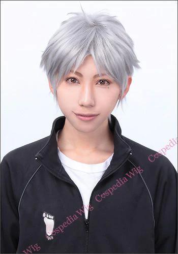 ”Haikyu!!” Koshi Sugawara style cosplay wig