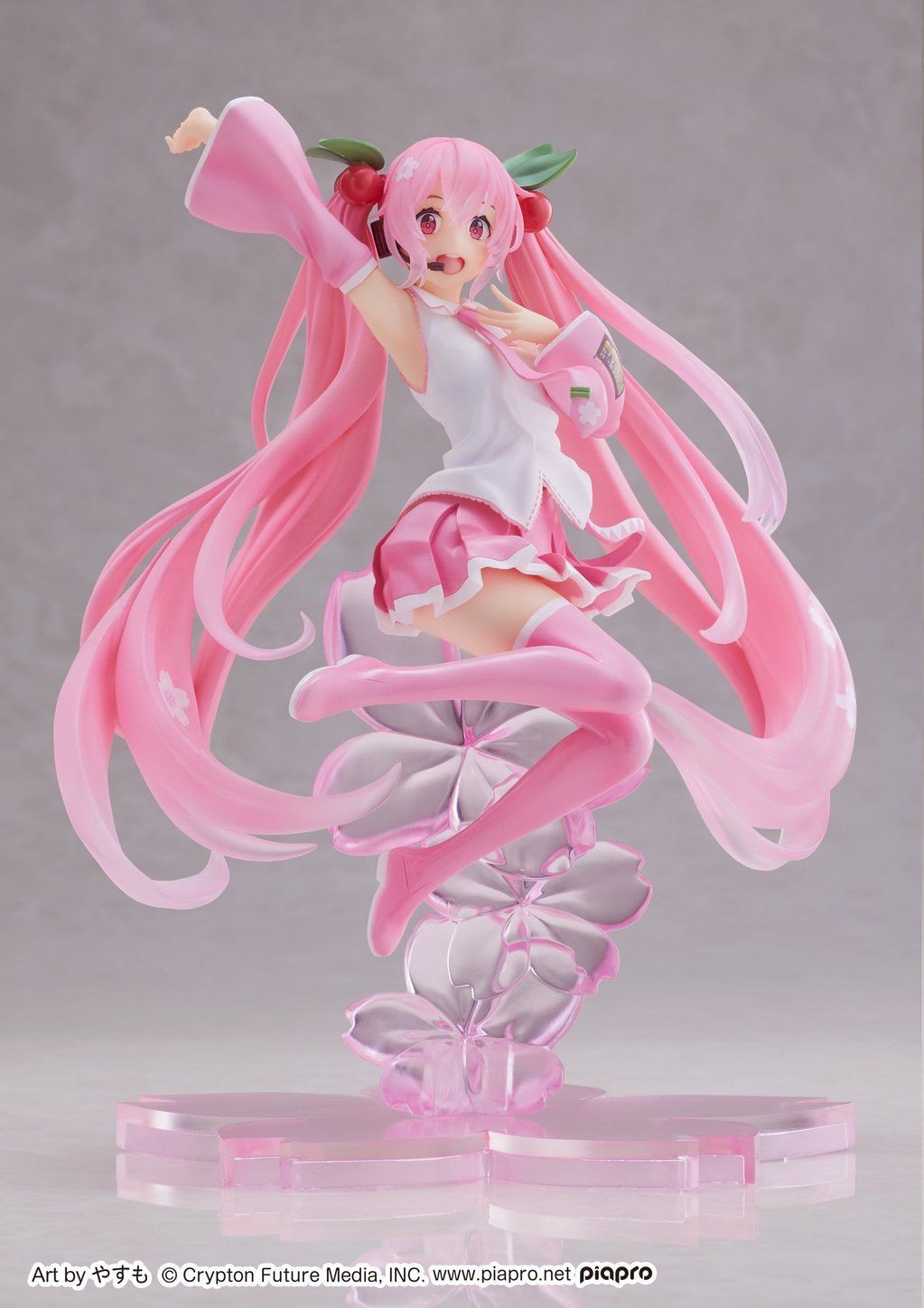 Taito Kuji Honpo Sakura Miku Lottery A-Prize Illustrated Figure ~Jump Ver.~