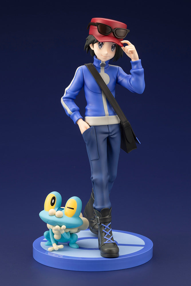 Pokemon Series ARTFX J Calem with Froakie