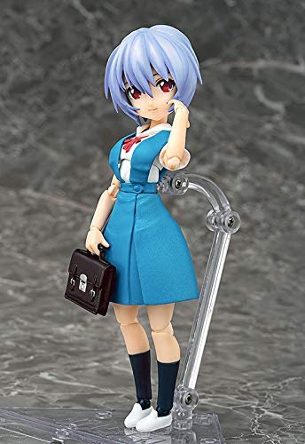 Parfom R! Rebuild of Evangelion Rei Ayanami School Uniform Ver. Posable Figure