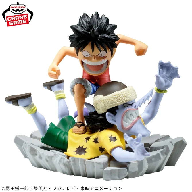 ONE PIECE World Collectable Figure Log Stories - MonkeyD.Luffy VS Aaron