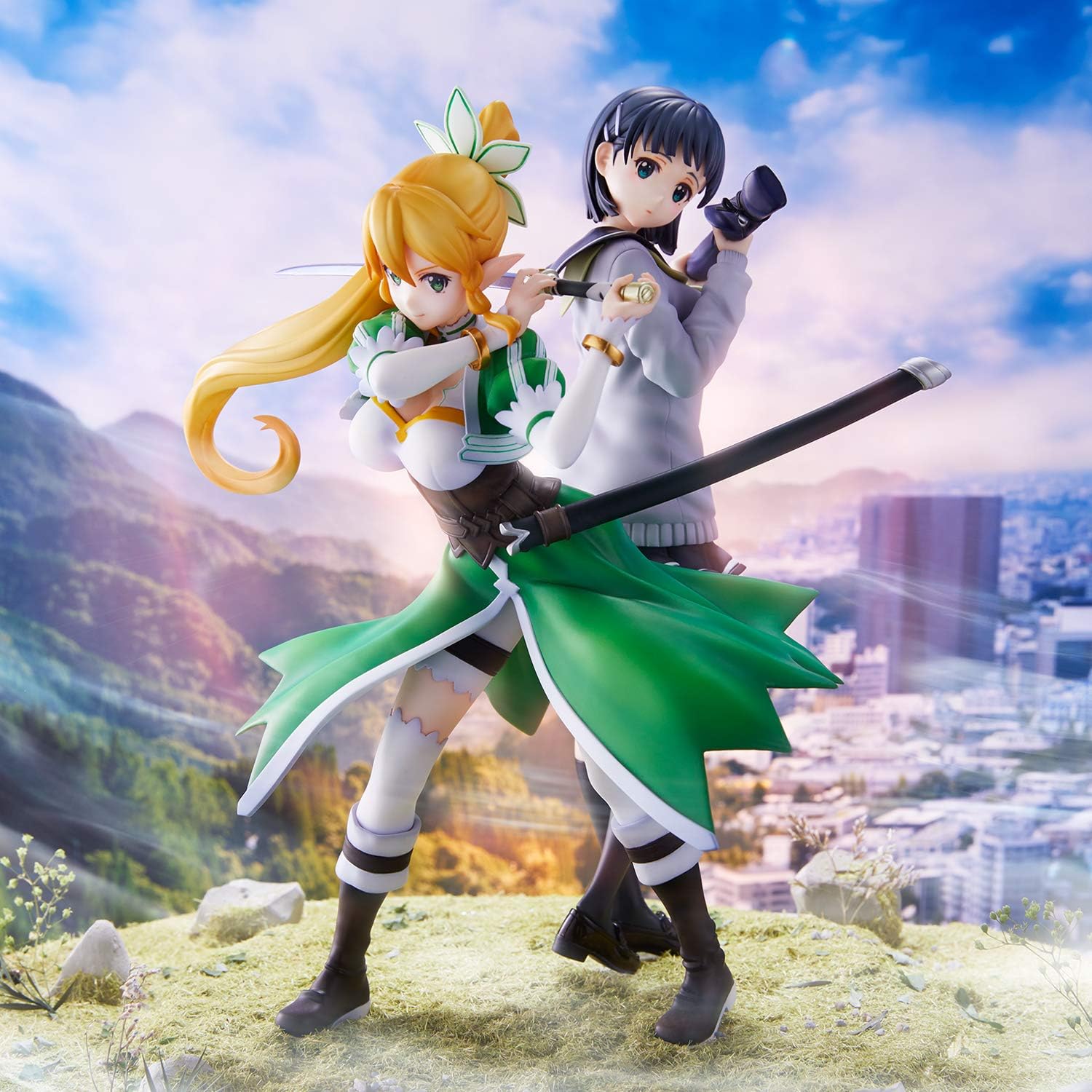 Sword Art Online Leafa & Suguha Kirigaya 2 Figures Set Complete Figures