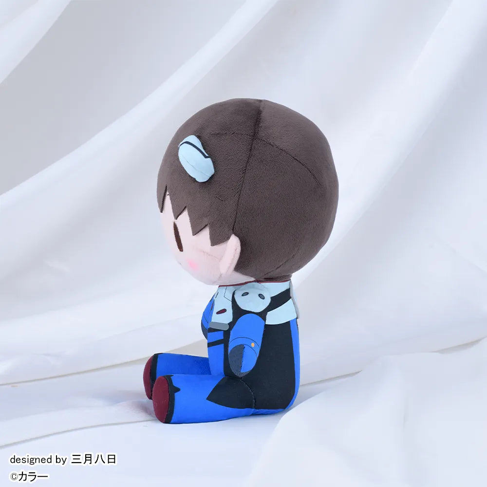 Evangelion Series Fuwapuchi M Plush Toy Shinji B (Right)