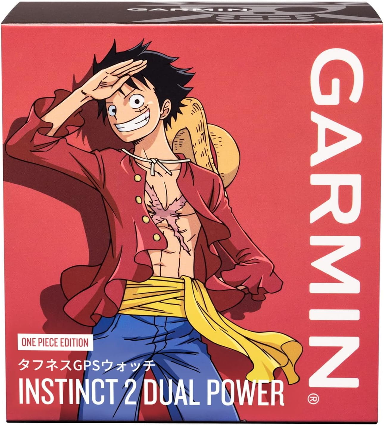 Garmin Instinct 2/2S Dual Power ONE PIECE Luffy Toughness Outdoor GPS Watch