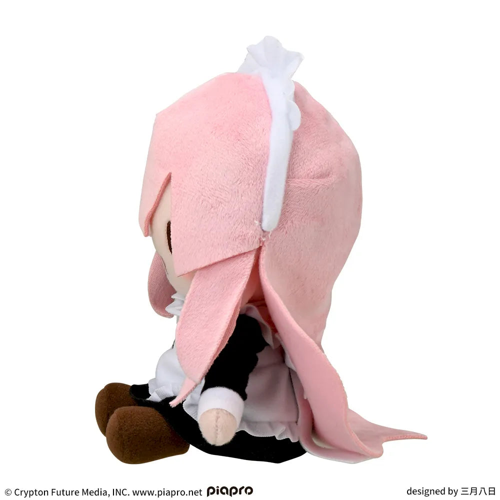 Hatsune Miku Series Fuwapuchi Mini Plush Toy Megurine Luka Maid Ver.