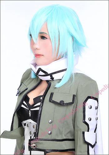 ”Sword Art Online” Sinon style cosplay wig