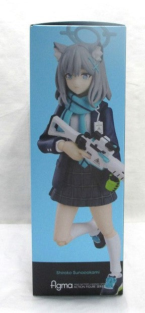 figma 567 Shiroko Sandwolf Bonus with “closed eyes shy face” (Blue Archive)