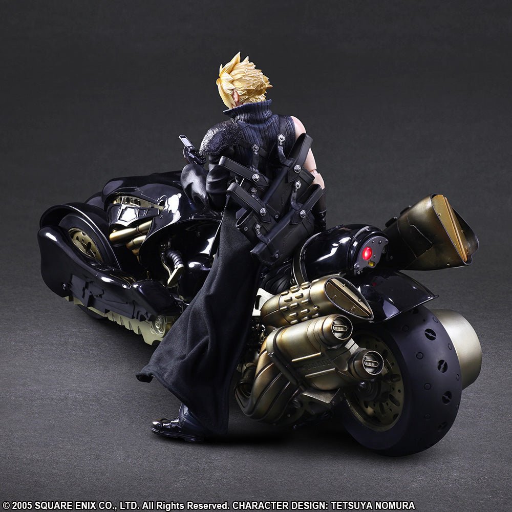 FINAL FANTASY VII ADVENT CHILDREN PLAY ARTS Kai Cloud Strife & Fenrir