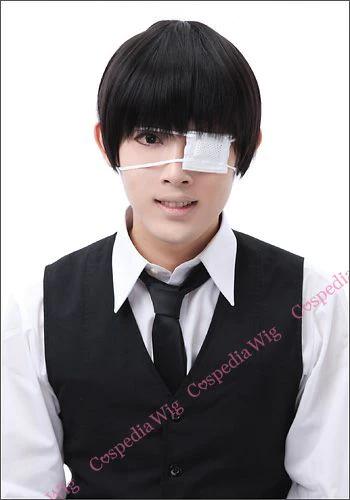 ”Tokyo Ghoul” Ken Kaneki style cosplay wig