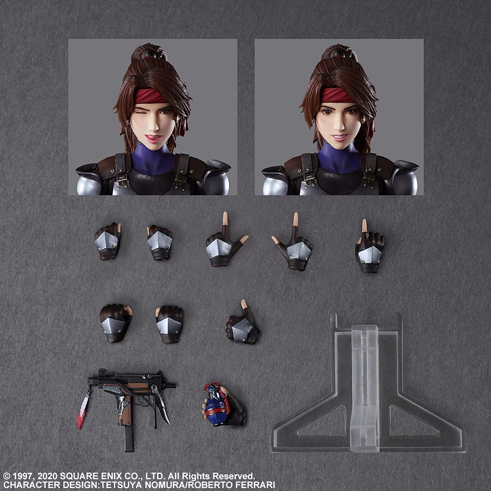 Final Fantasy VII Remake PLAY ARTS Kai Jessie & Bike SET