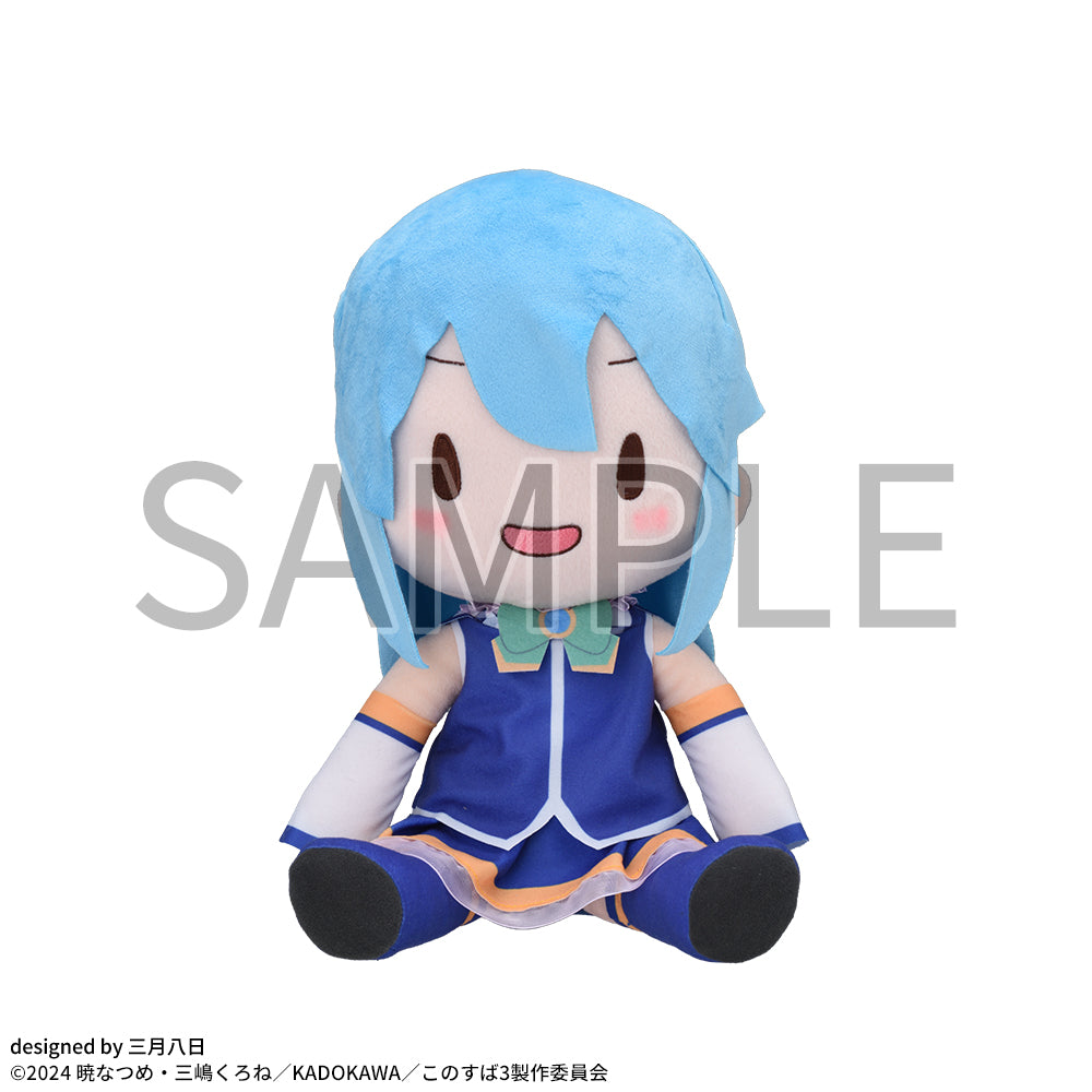 KonoSuba: God's Blessing on This Wonderful World! 3 Fuwapuchi L Plush Toy - Aqua
