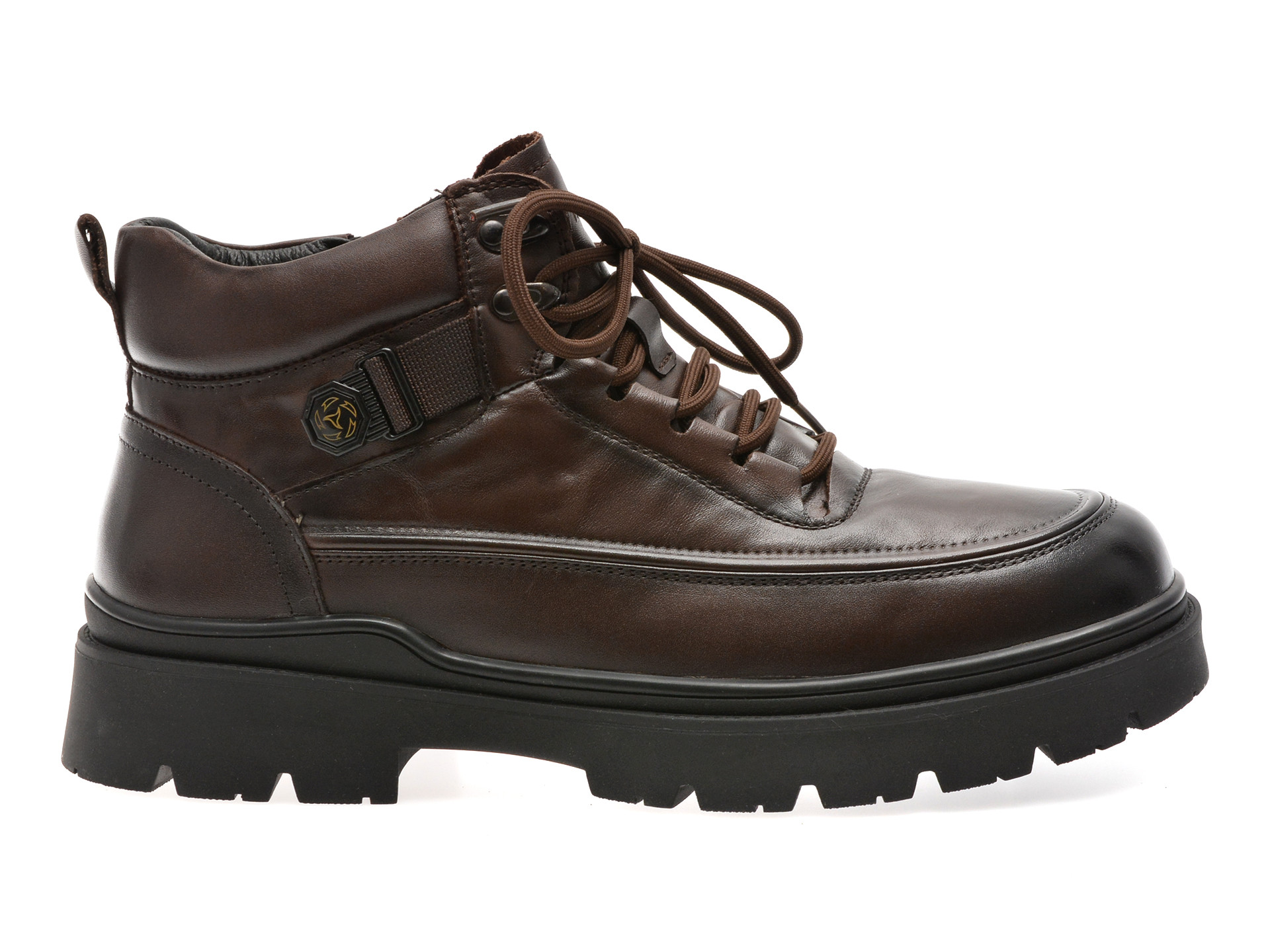 Ghete GRYXX maro, 8099, din piele naturala