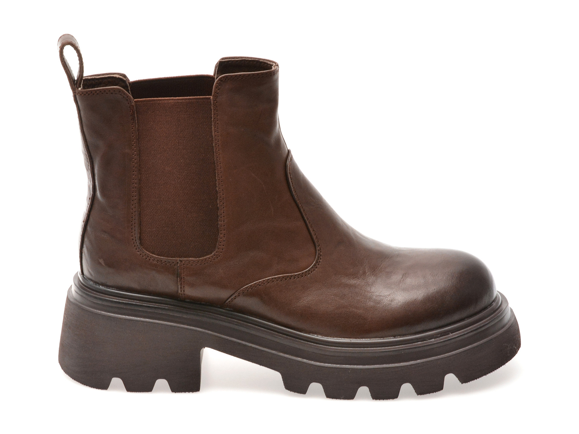 Ghete GRYXX maro, 38821, din piele naturala