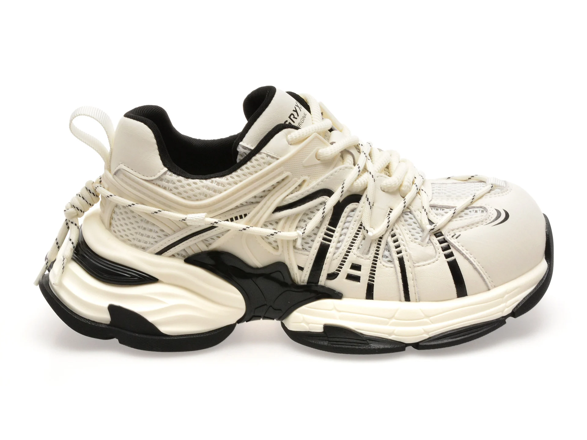 Pantofi sport GRYXX albi, 2026, din material textil