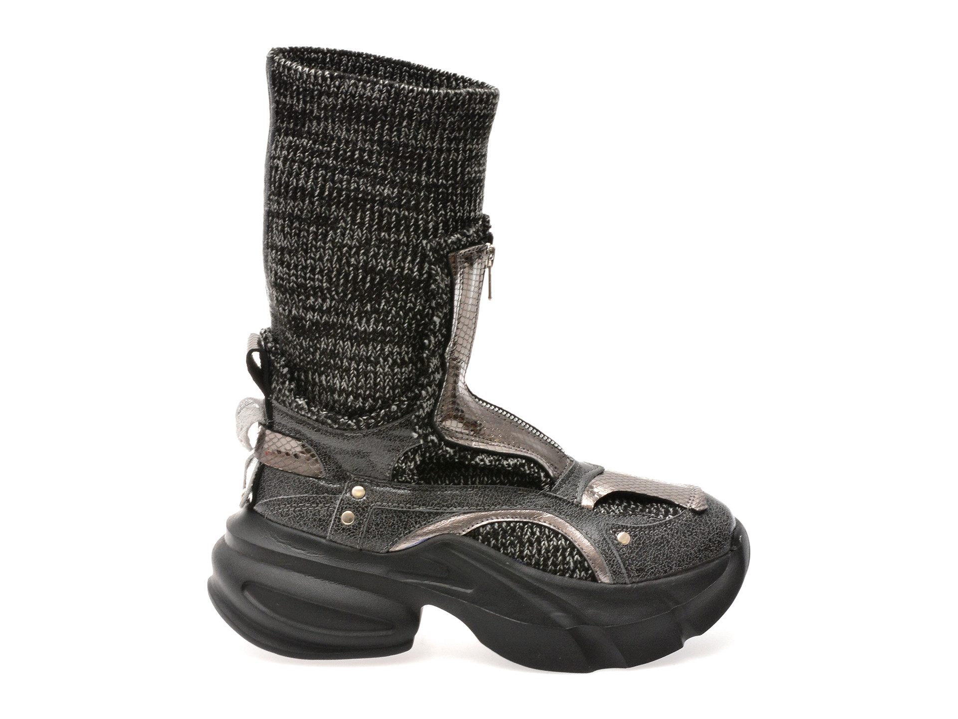 Ghete GRYXX negre, 3793700, din material textil