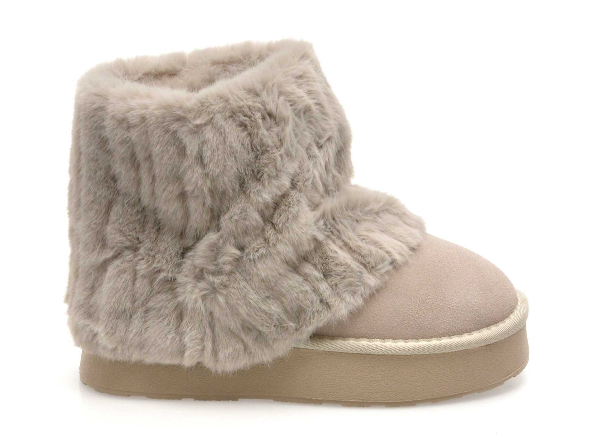 Ghete GRYXX gri, 239093, din piele intoarsa