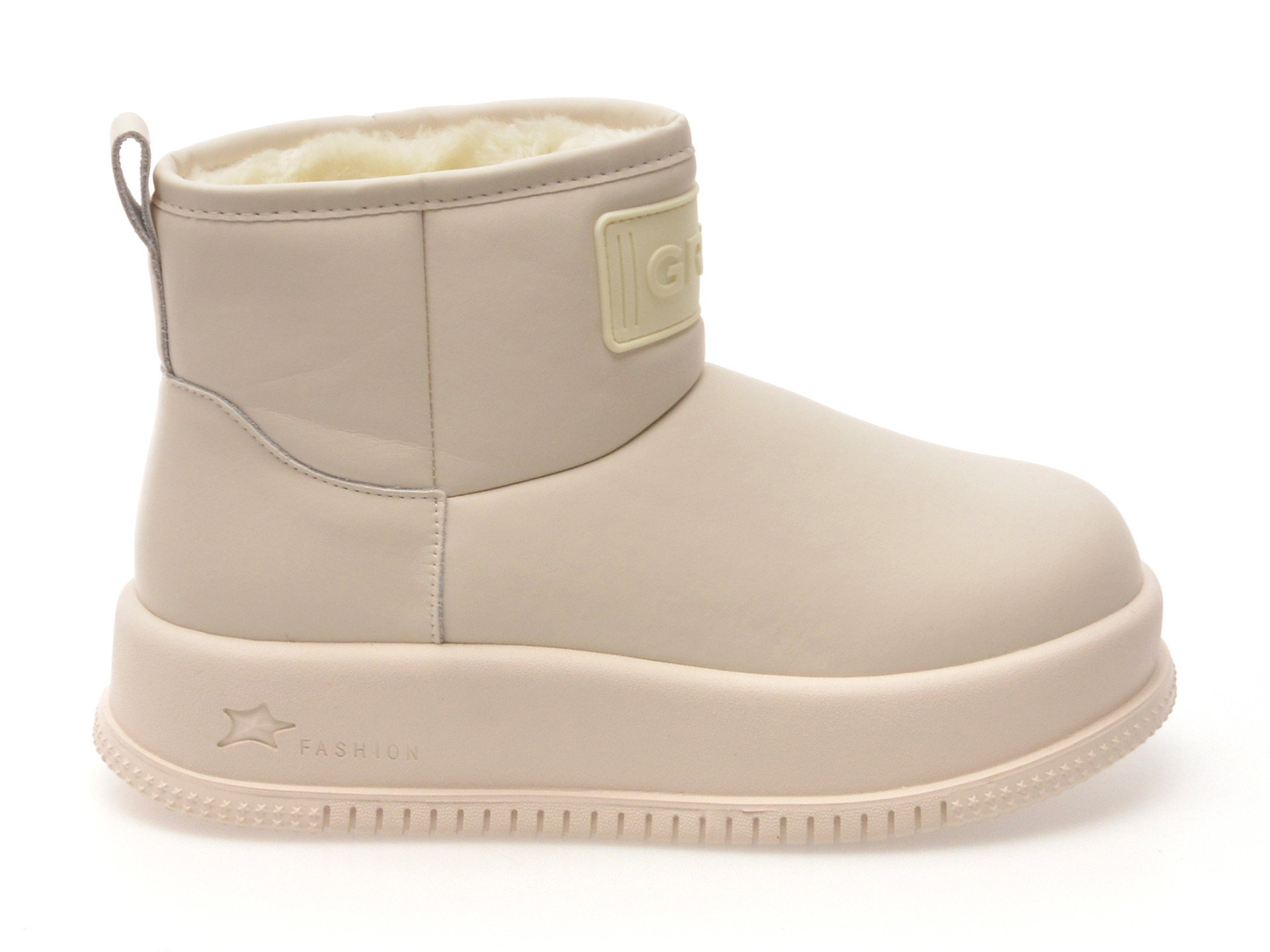 Ghete GRYXX albe, 936, din piele ecologica