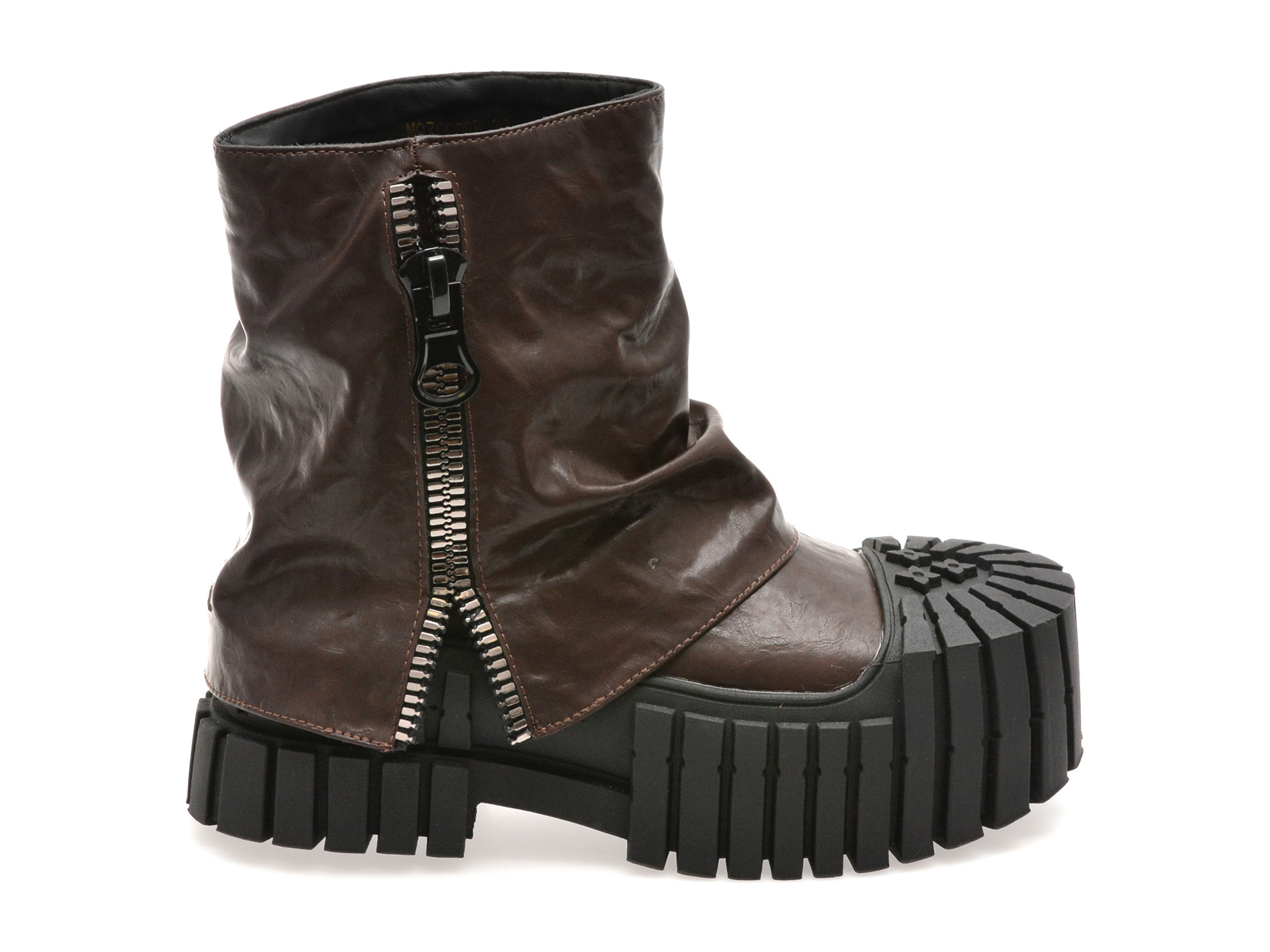 Bocanci GRYXX maro, 70009, din piele naturala