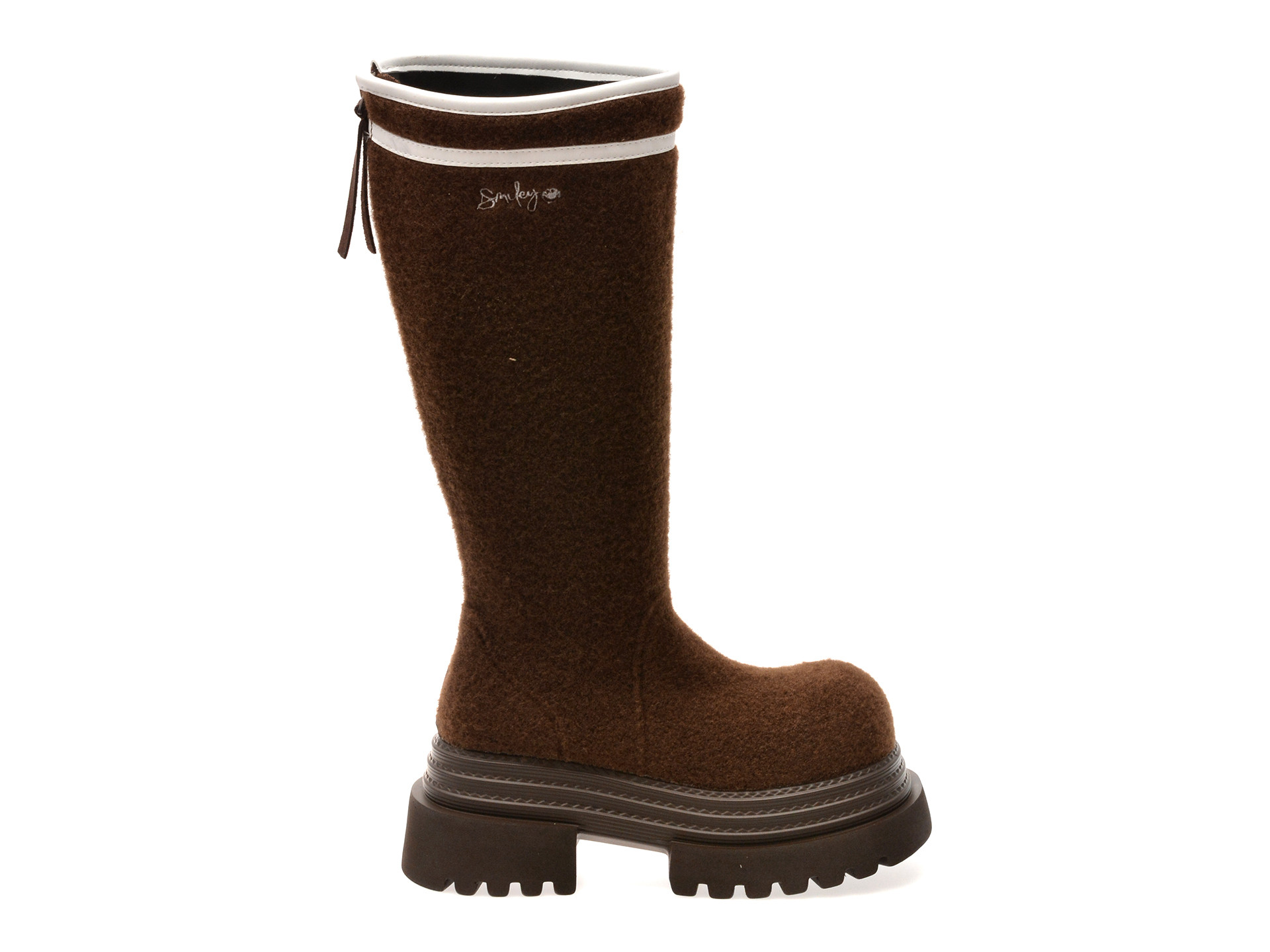 Cizme GRYXX maro, 6061, din material textil