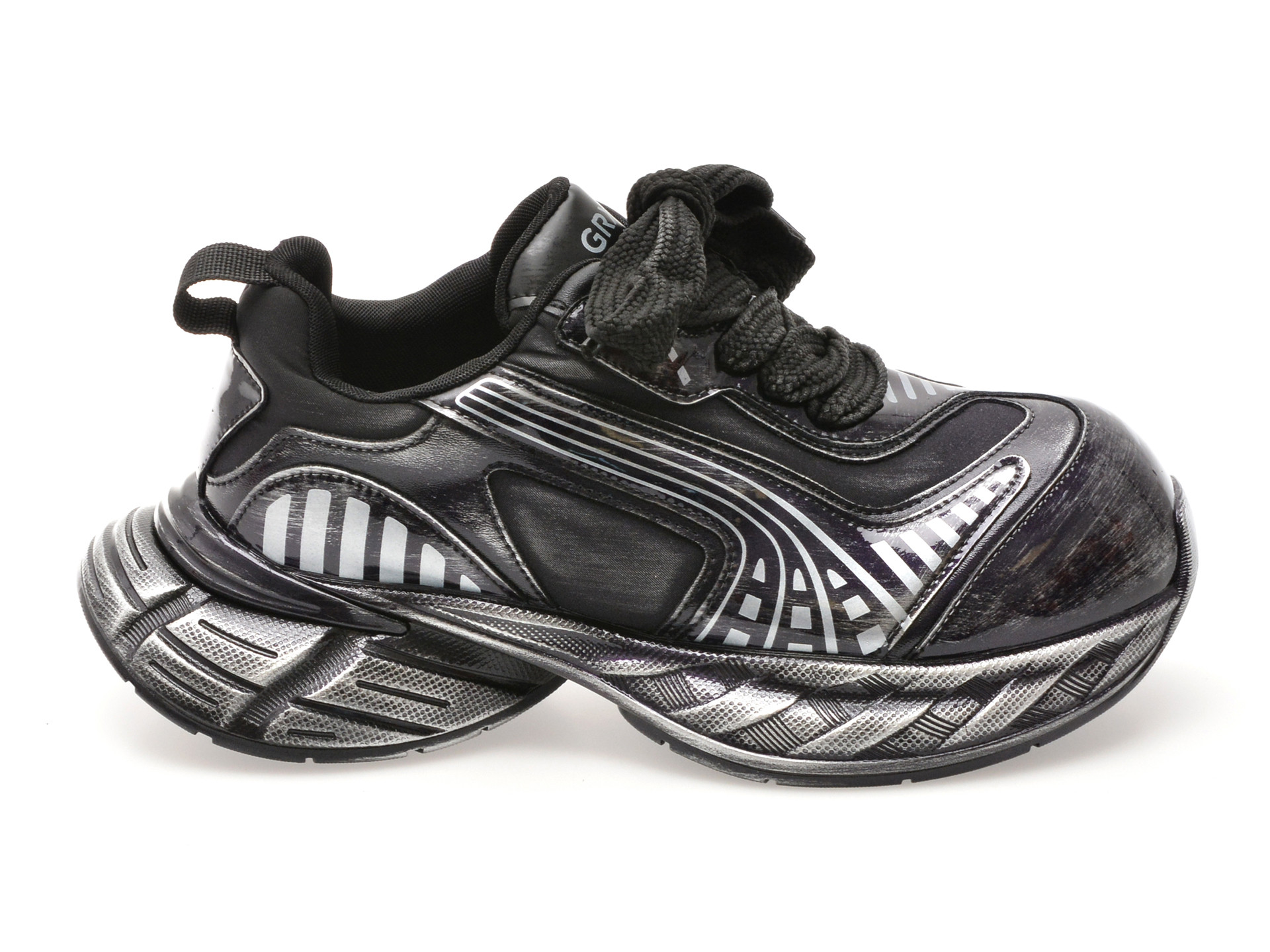 Pantofi sport GRYXX negri, 109217, din material textil