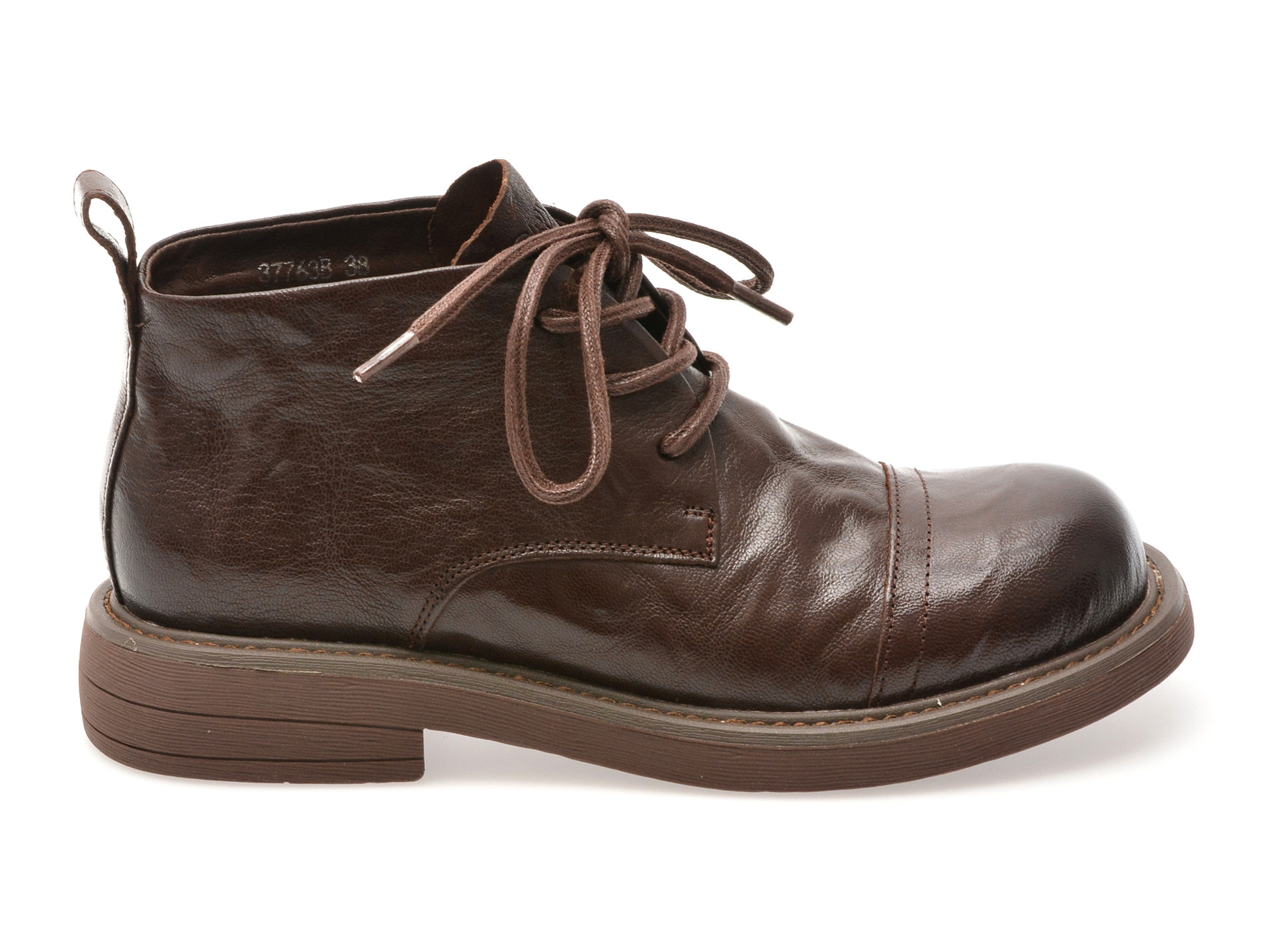 Ghete GRYXX maro, 37763, din piele naturala