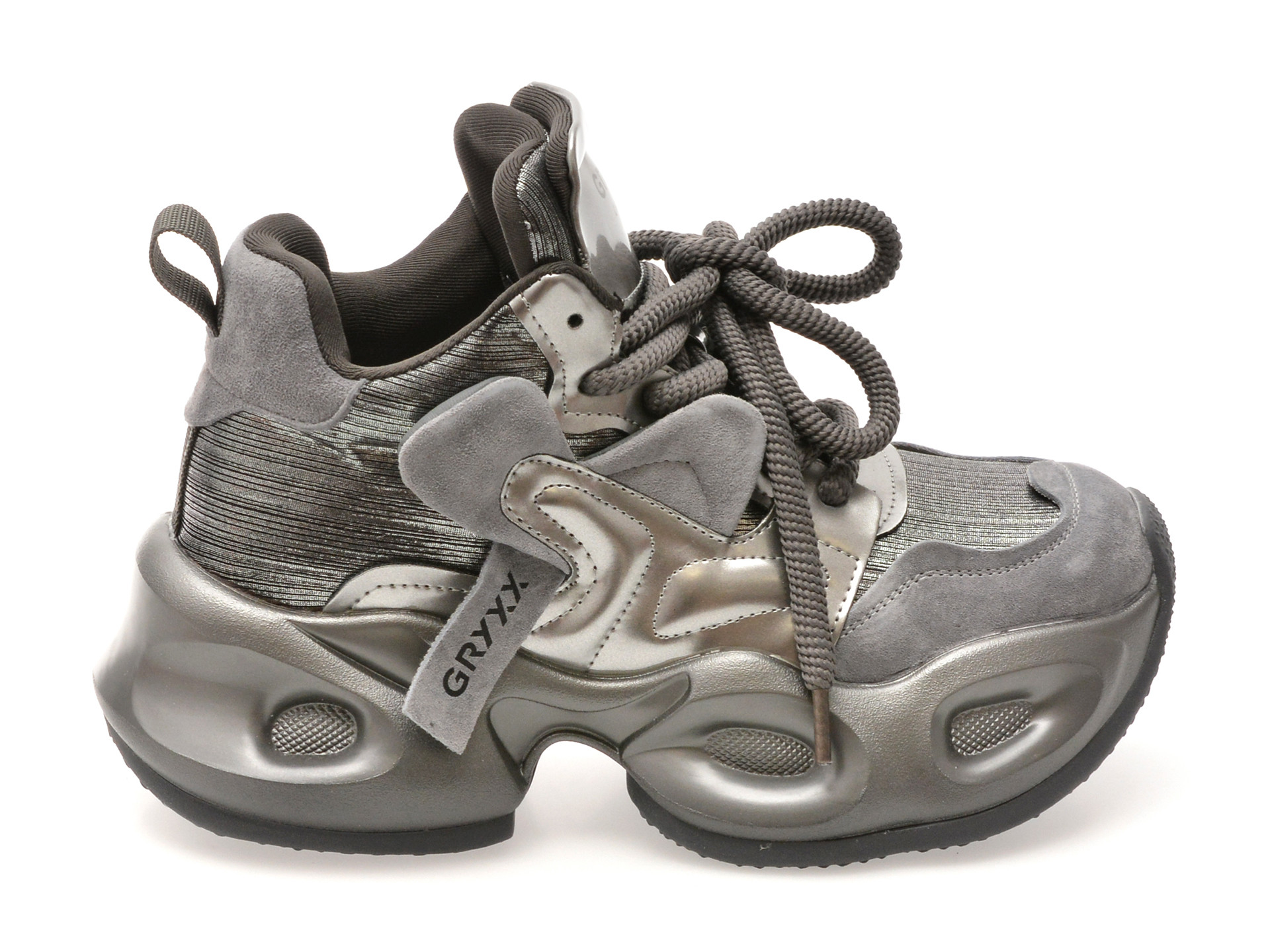 Pantofi sport GRYXX gri, 2568, din material textil