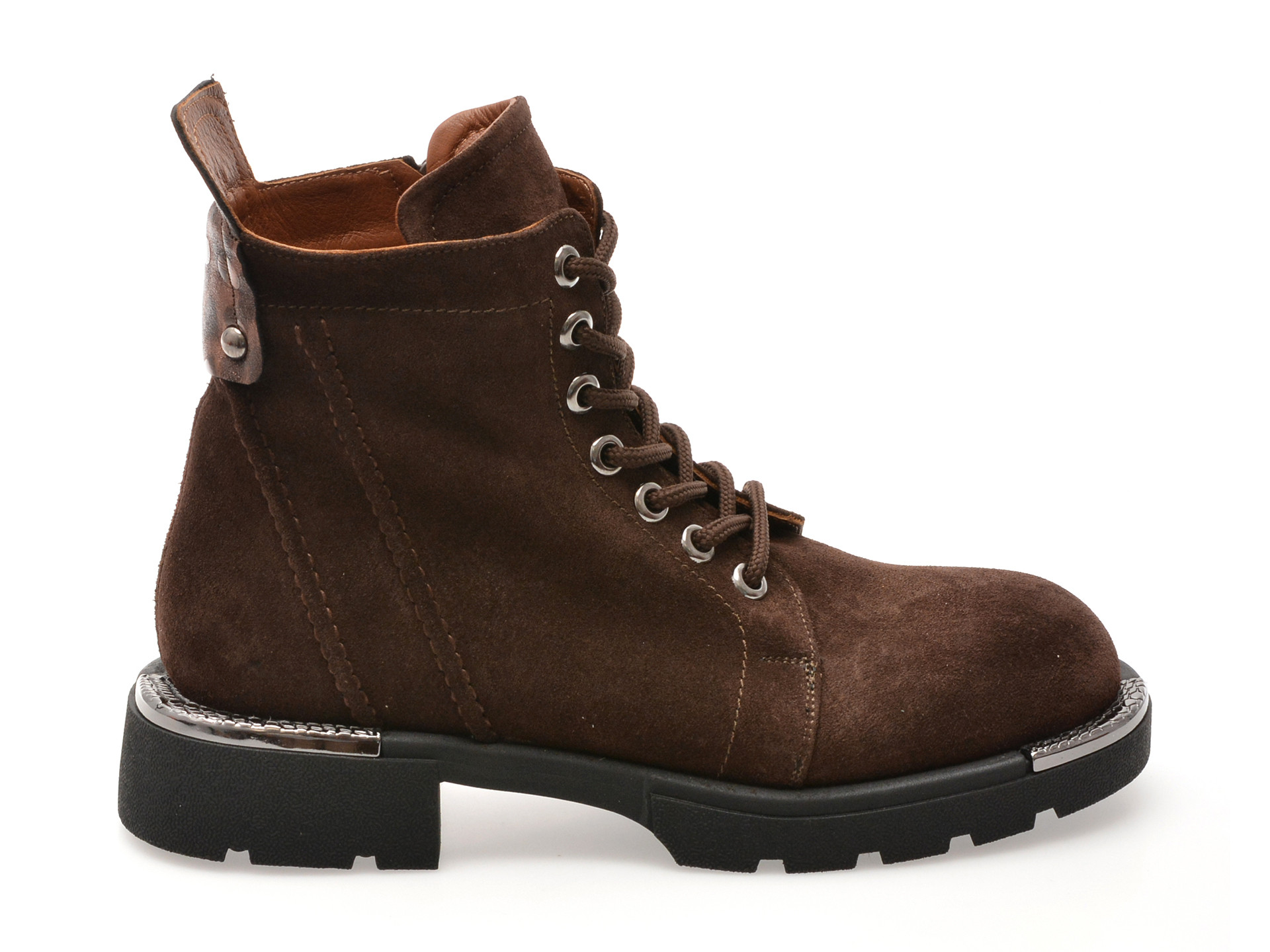 Bocanci GRYXX maro, 16715, din piele intoarsa