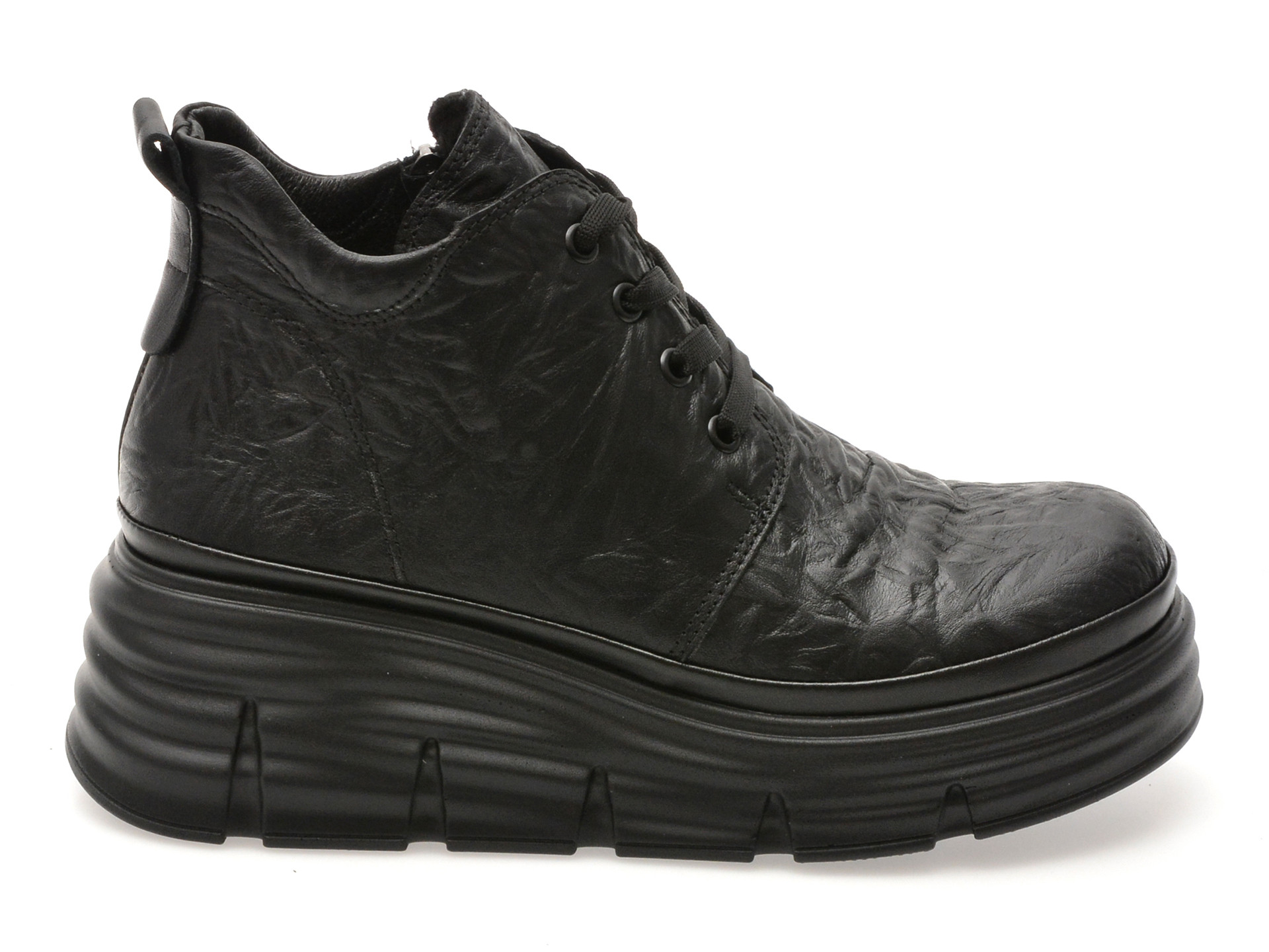 Ghete GRYXX negre, 387625, din piele naturala