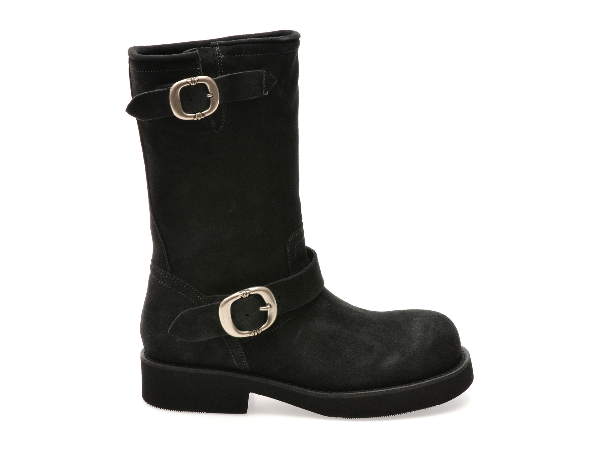 Cizme GRYXX gri, 248098, din piele intoarsa