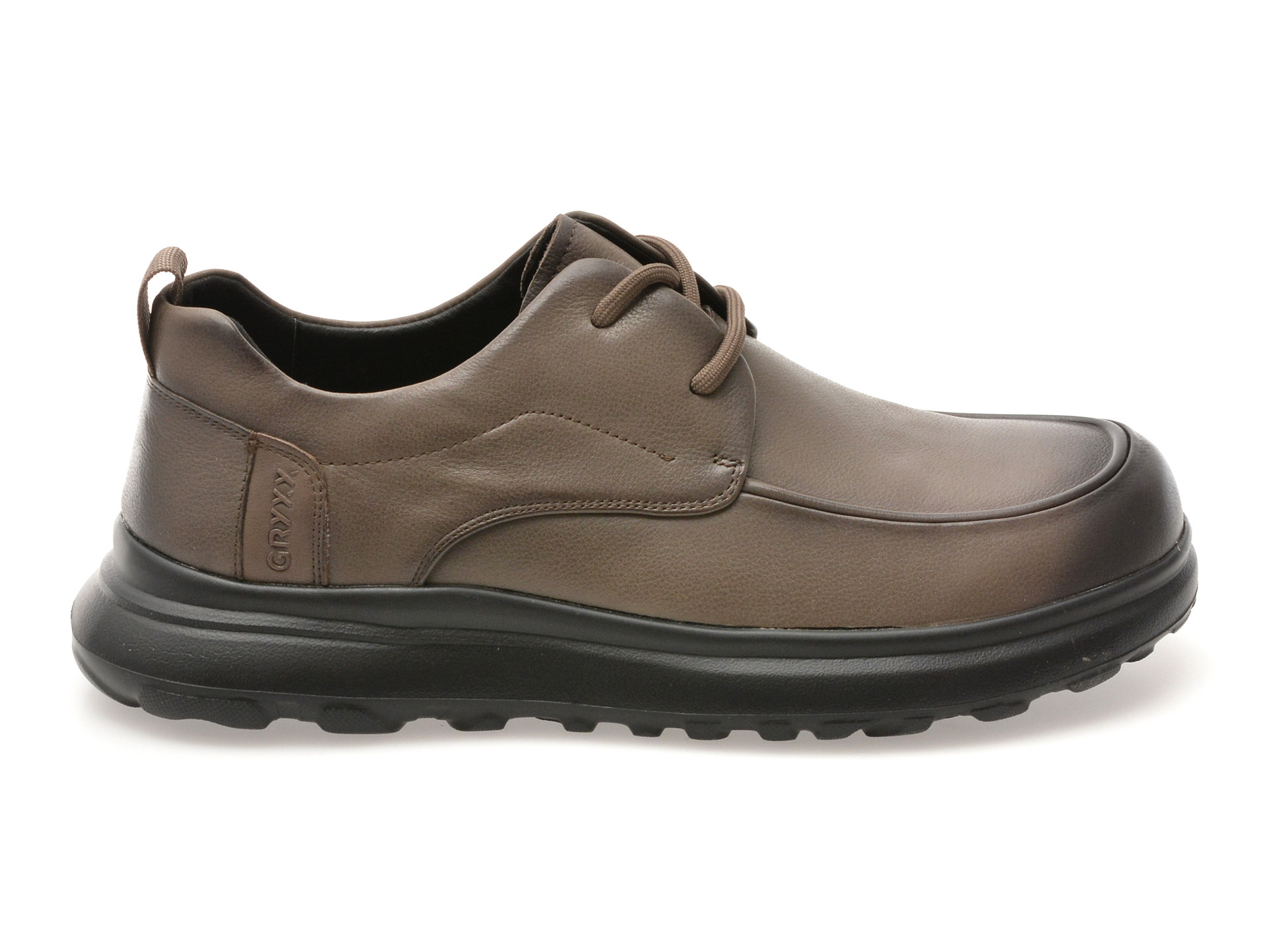 Pantofi GRYXX gri, 722102, din piele naturala