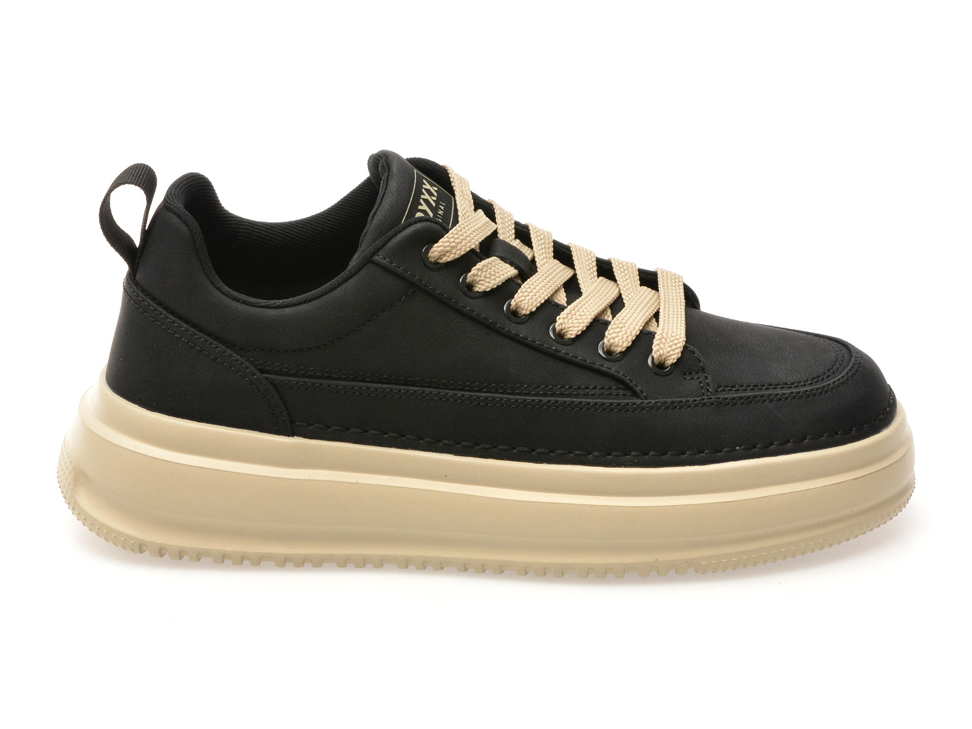 Pantofi sport GRYXX negri, F8956, din piele naturala