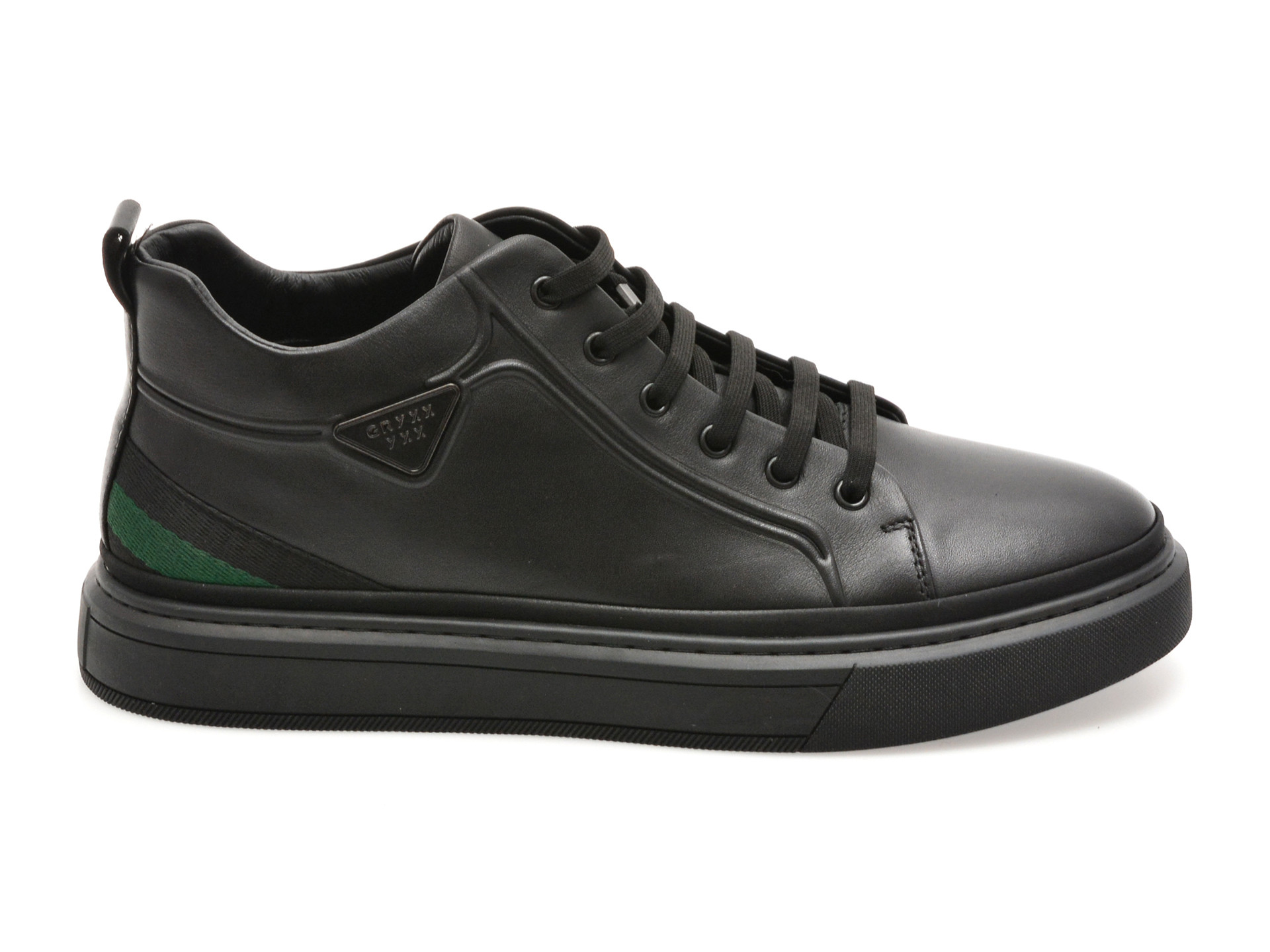 Ghete GRYXX negre, LN48, din piele naturala