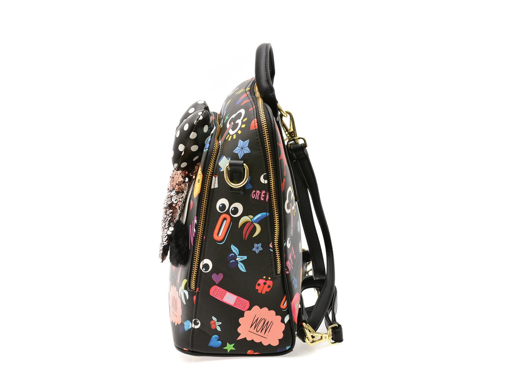 Rucsac GRYXX negru, 2742, din piele ecologica