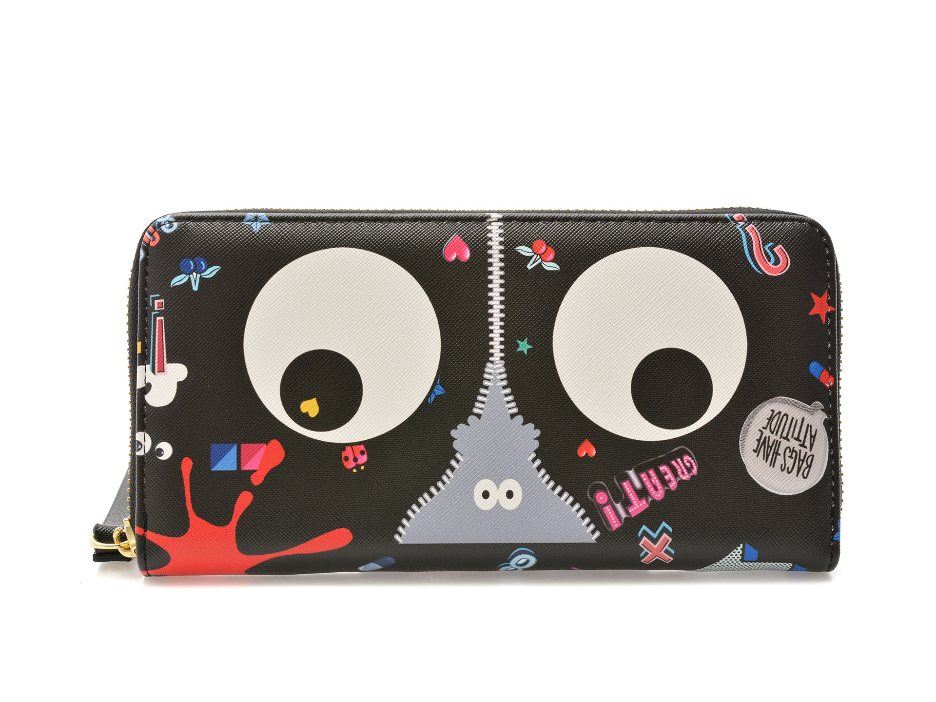 Portofel GRYXX negru, A125, din piele ecologica