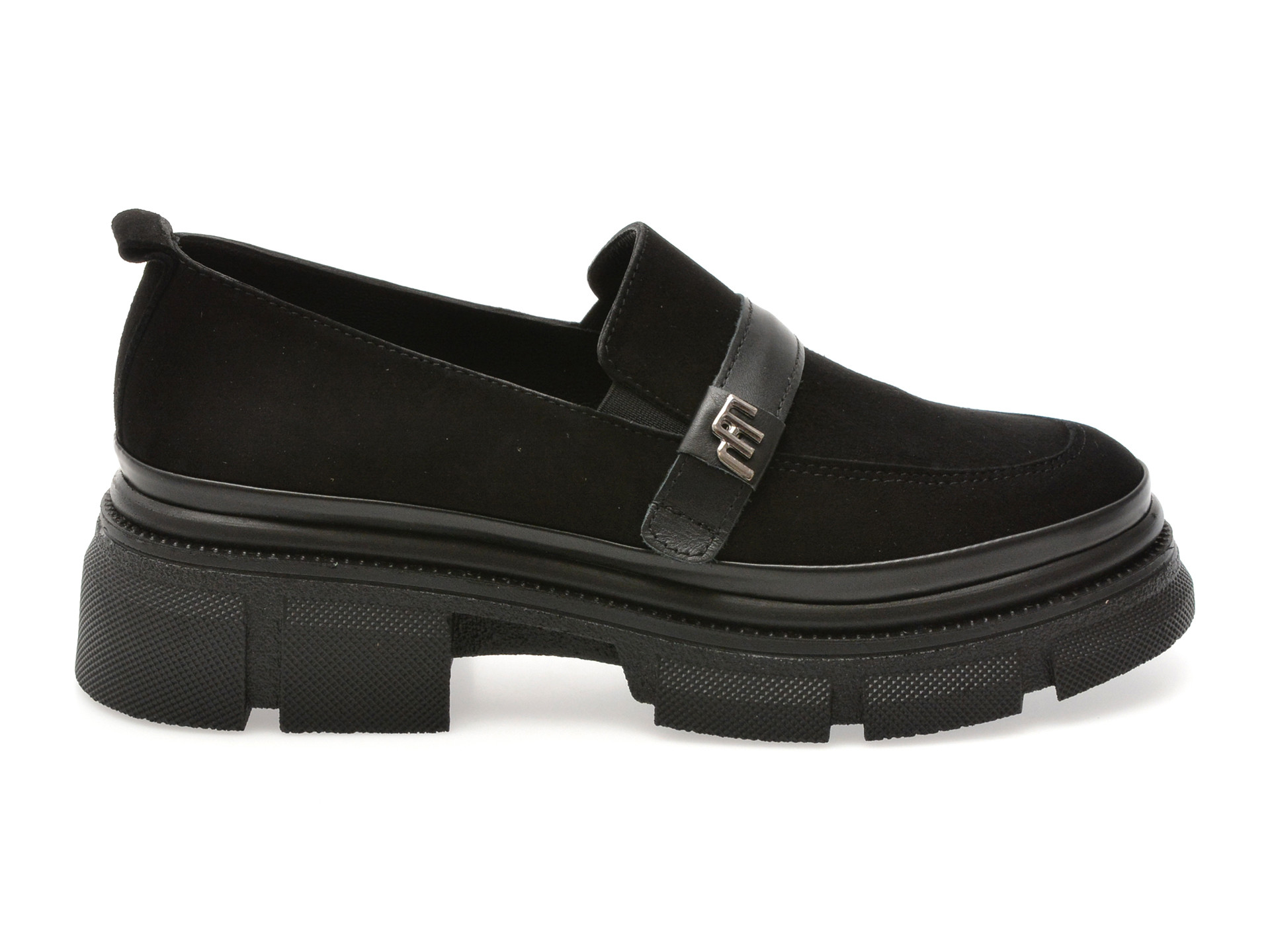 Mocasini GRYXX negri, 387340, din piele intoarsa