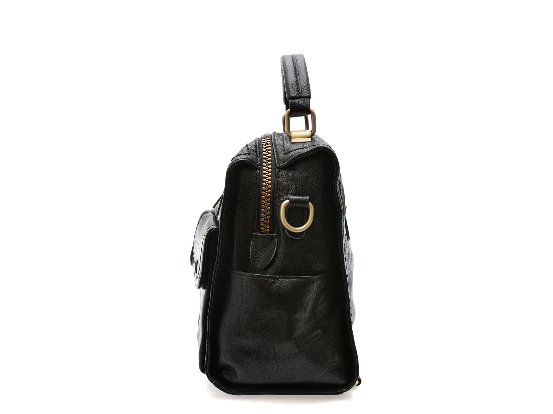 Geanta GRYXX neagra, 7627, din piele ecologica