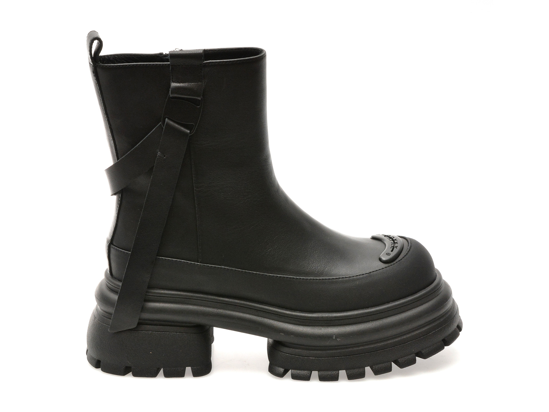 Ghete GRYXX negre, 2005, din piele naturala