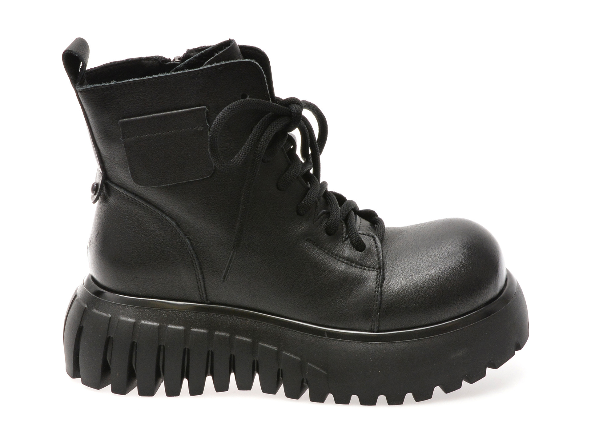 Ghete GRYXX negre, 2665, din piele naturala