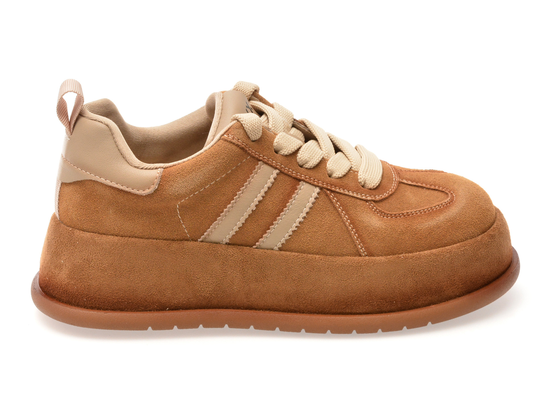 Pantofi sport GRYXX maro, 89106, din piele intoarsa