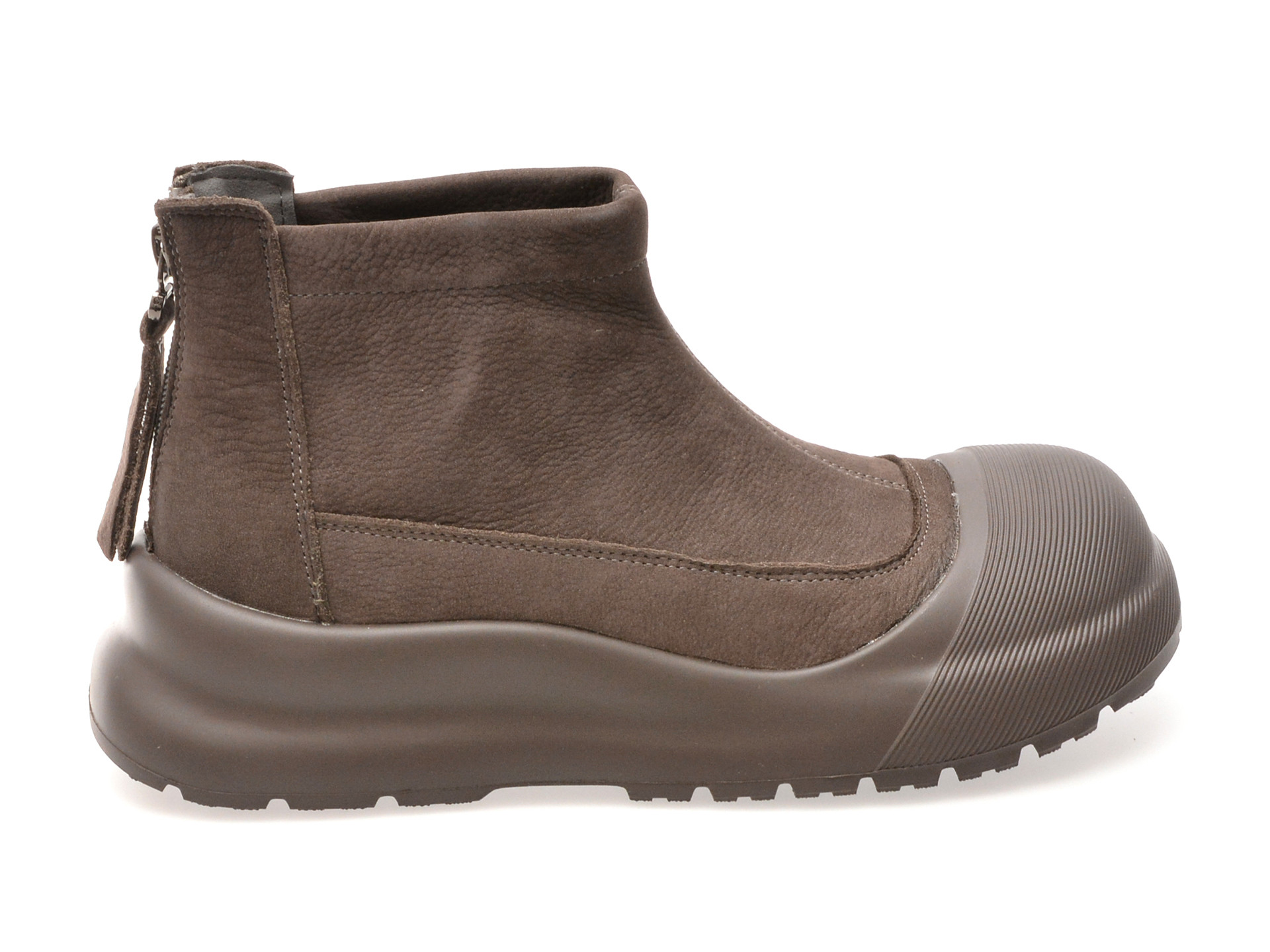 Ghete GRYXX gri, 15112, din piele naturala